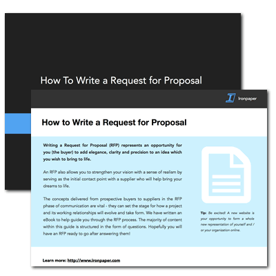 How to write a website design RFP