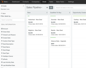 CRM sales pipeline