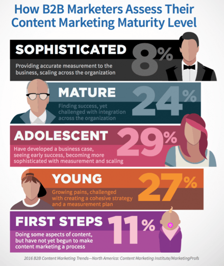 Content Marketing - How B2B Marketers Assess Their Content Marketing Maturity Level