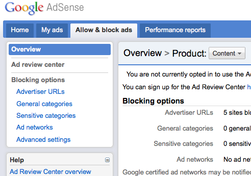 Google Adsense Ad Review