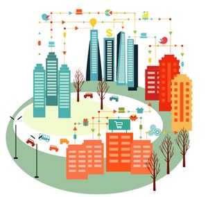 connected city - internet of things - content marketing