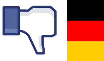 Germany flag facebook like - privacy for website users 