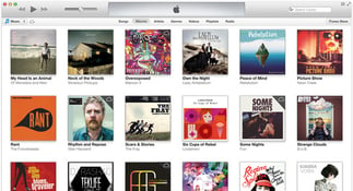 interface for itunes