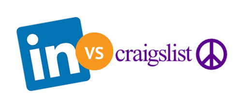 Job postings: Linkedin vs Craigslist