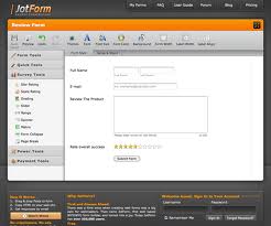 Jotform web form builder
