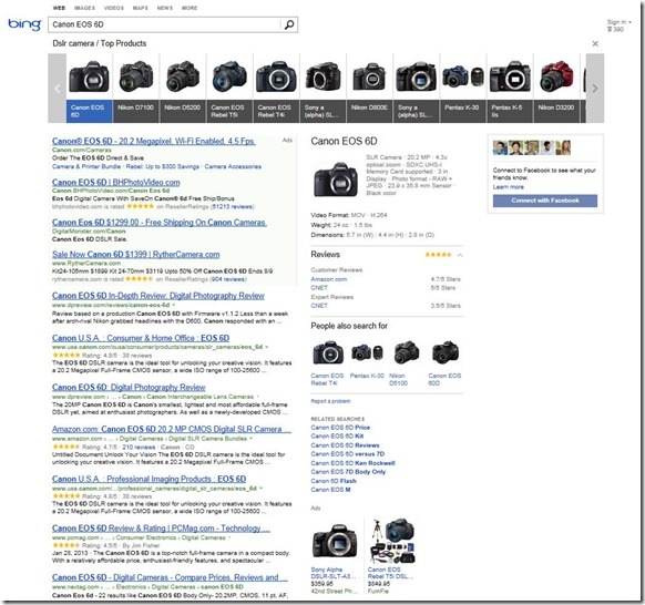 search upgraded for Bing ecommerce users - eCommerce search