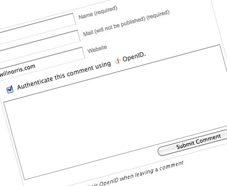 website comment box example