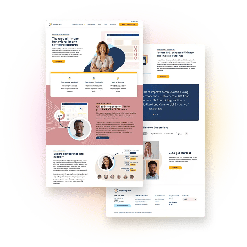 Lightning Step Case Study Website