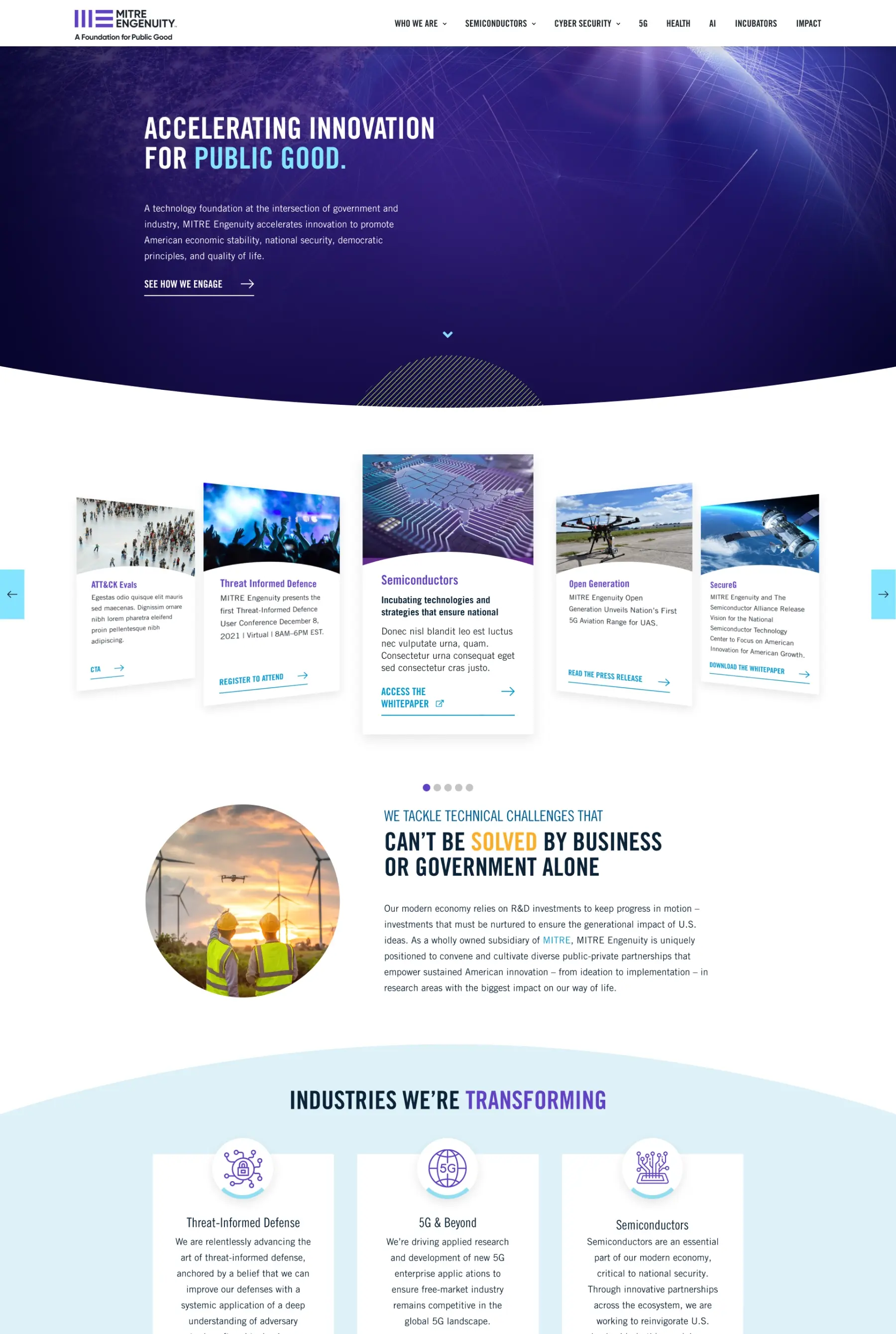 MITRE Engenuity Website Design After-1