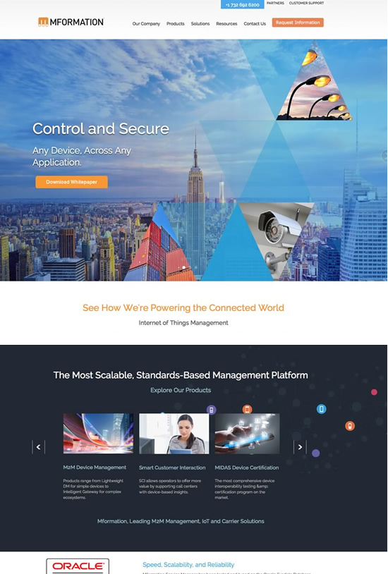 Mformation-corporate-website