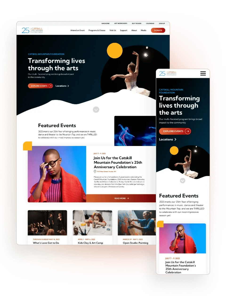 Ironpaper nonprofit website design example