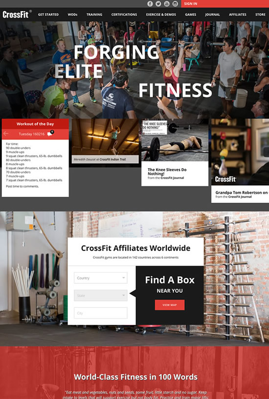crossfit-website-design-portfolio