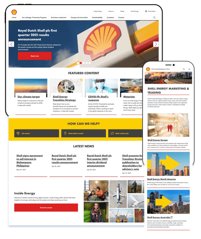 portfolio shell website