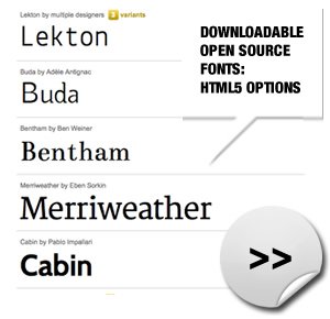 HTML @font-face Format Usage