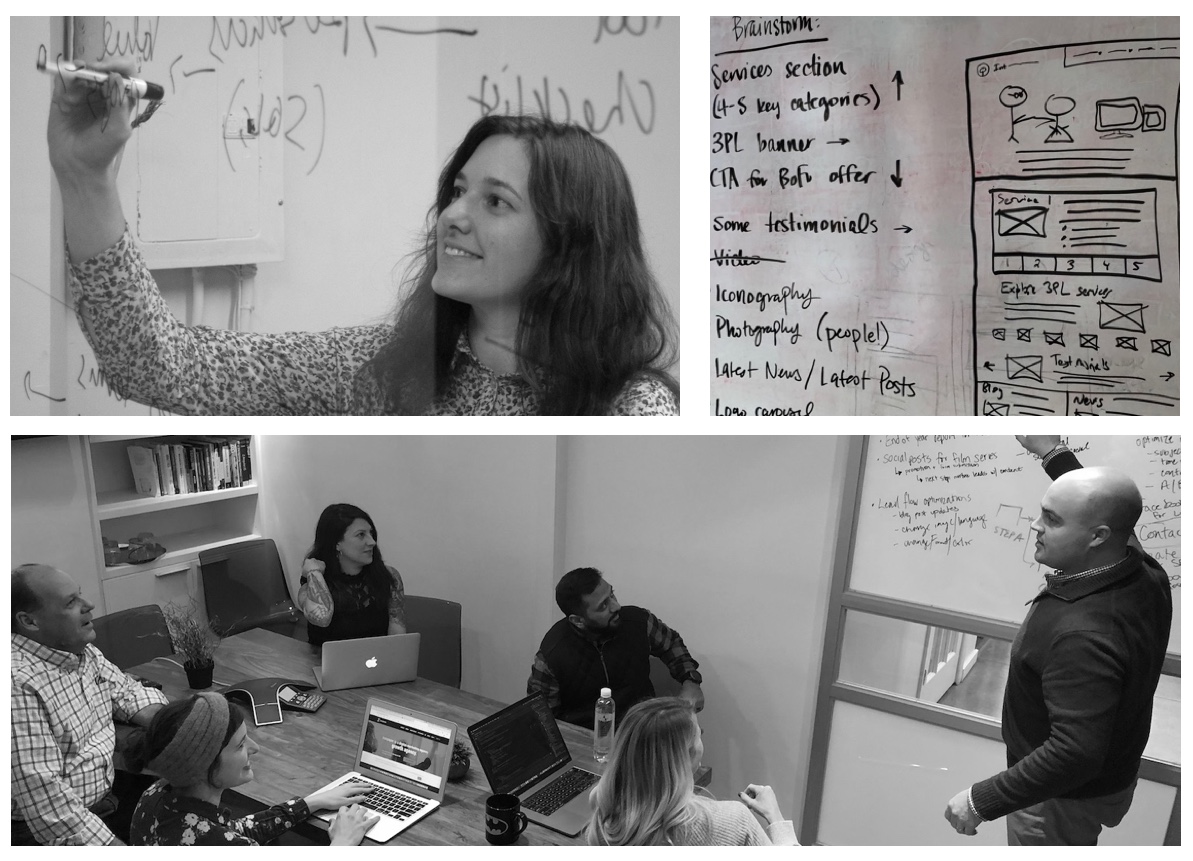 ironpaper-agency-strategy-session-whiteboard